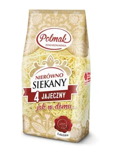 Polmak Makaron 4 jajeczny Tradycyny Nierówno Siekany Kluska 400 g - Makaron - miniaturka - grafika 1