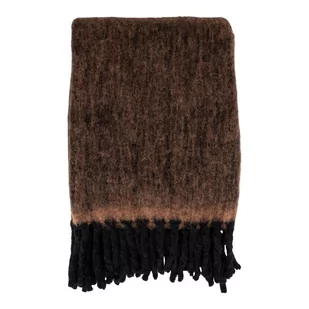 Koc z wełny i mieszkanki włókien 130x170 cm Carmel – House Nordic - Koce - miniaturka - grafika 1