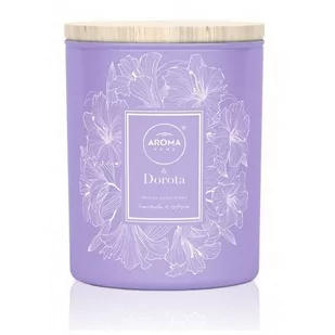 Aroma home Świeca zapachowa Aroma Home & Dorota lawenda z cytryną 150 g WG-026943 - Świece - miniaturka - grafika 1
