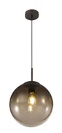 Lampy sufitowe - Globo Lighting Oświetlenie VARUS Lampa Wisząca Brązowy, 1-punktowy 15866 - miniaturka - grafika 1