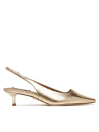 Sandały damskie - Steve Madden Sandały Kari SM11003377 Złoty - miniaturka - grafika 1