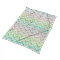 Koce - Nadruk kocyk pled narzuta Kropki w jodełkę wzory, Fabricsy - miniaturka - grafika 1