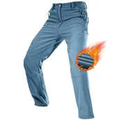 Spodnie narciarskie - FREE SOLDIER Męskie zimowe wodoodporne spodnie narciarskie, polowanie, outdoor, wiatroszczelne, termiczne, spodnie softshellowe, do wspinaczki i wędrówek - miniaturka - grafika 1