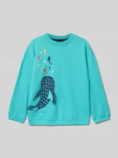 Bluza z prążkowanymi wykończeniami - Swetry dla chłopców - miniaturka - grafika 1