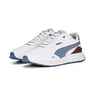 Trampki męskie - PUMA Męskie trampki Runtamed Plus Retro Prep, Puma Biały, głęboka nurka, drewno, fiolet, 44 EU - miniaturka - grafika 1