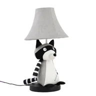 Lampy stojące - Happy Lamps Lampa stołowa dla dzieci Słon szary - Ben - miniaturka - grafika 1