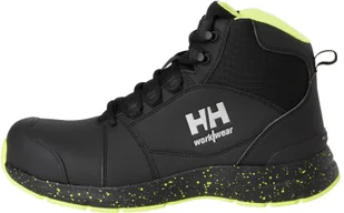 Shoes HELLY HANSEN Barcode MXR Mid S3S, black/yellow 43 - Buty trekkingowe męskie - miniaturka - grafika 1