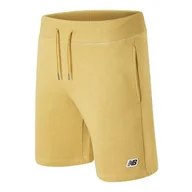 Spodnie sportowe męskie - Spodenki New Balance MS23600GHO - żółte - miniaturka - grafika 1
