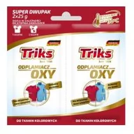 Środki do prania - Triks Triks Oxy odplamiacz do tkanin kolorowych w proszku 2x25g - miniaturka - grafika 1
