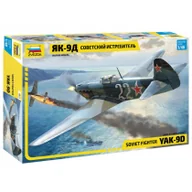 Modele do sklejania - Model plastikowy Yak-9D radziecki myśliwiec Zvezda - miniaturka - grafika 1