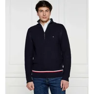 Swetry męskie - Tommy Hilfiger Sweter Regular Fit - miniaturka - grafika 1
