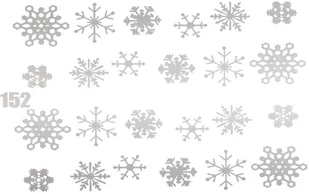 Naklejki świąteczne na paznokcie S152 - Ozdoby do paznokci - miniaturka - grafika 1