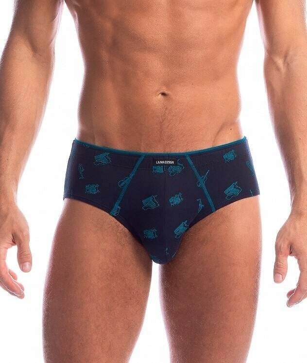 LAMA Slipy męskie NIEBIESKIE r. XL, 2 szt.