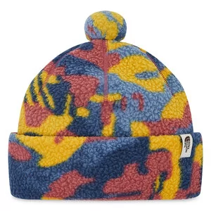 Czapki damskie - Czapka The North Face - Cragmont Beanie NF0A7RH39711 Shady Blue/Dazzle Camo Print - grafika 1