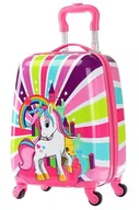 Walizki - JEDNOROŻEC WALIZKA KABINOWA DZIECI BAGAŻ PODRÓŻNA - miniaturka - grafika 1