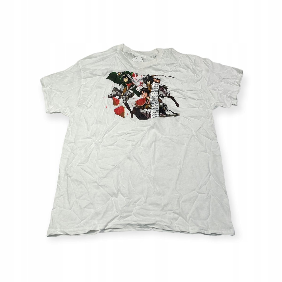 Koszulka T-shirt męski okrągły dekolt SPENCER'S ATTACK ON TITAN L