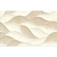 Płytki ceramiczne - Cersanit Glazura Pineville Cream/Beige Glossy Structure 25X40 - miniaturka - grafika 1