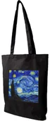 Torby i wózki na zakupy - Torba z naszywką Gwiaździsta Noc Vincent Van Gogh - miniaturka - grafika 1