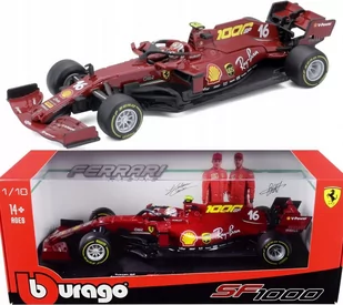 BBurago, bolid Ferrari SF1000 Leclerc Tuscan BBurago 1:18 - Samochody i pojazdy dla dzieci - miniaturka - grafika 1
