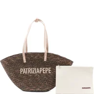 Torby podróżne - Patrizia Pepe Torba plażowa + saszetka - miniaturka - grafika 1