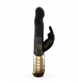 Wibratory i masażery - Marc Dorcel Wibrator Króliczek Dorcel Baby Rabbit Black & Gold 2.0 - grafika 1