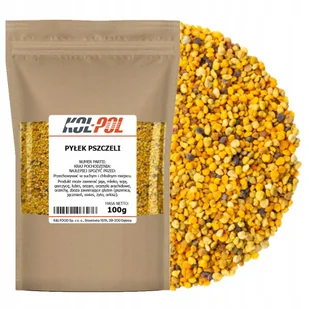 PYŁEK PSZCZELI KWIATOWY 100g Naturalny pyłek świeży wysoka jakość Kol-Pol - Miód - miniaturka - grafika 1