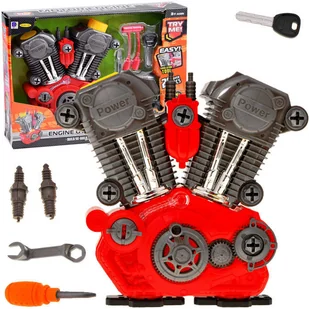 ZABAWKA DLA MECHANIKA ROZKRĘĆ SILNIK - Zabawy w naśladowanie dorosłych - miniaturka - grafika 1