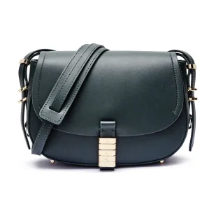 Pinko Skórzana listonoszka SADDLE MINI XINDA - Torebki damskie - miniaturka - grafika 1