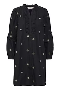 Cream Damska sukienka typu tunika, trapezowa, z długim rękawem, luźna, czarna, 40 - Sukienki - miniaturka - grafika 1