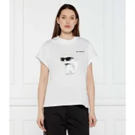 Koszulki i topy damskie - Karl Lagerfeld T-shirt IKON AQUARELLE Loose fit - miniaturka - grafika 1