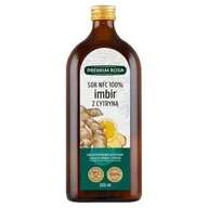 Soki i napoje niegazowane - Premium Rosa Sok z kłącza imbiru i cytryny 500 ml 5902036004258 - miniaturka - grafika 1