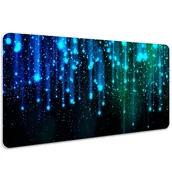 Podkładki na biurko - Podkładka na biurko Spadające gwiazdki 100x50 cm - miniaturka - grafika 1