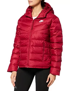 Nike Damska kurtka W NSW Tf Rpl Windrunner Hd JKT, Pomegranaty/pomegranaty/biały, M DH4073 - Kurtki damskie - miniaturka - grafika 1