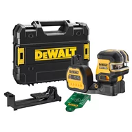 Poziomice laserowe - DeWalt DCE825NG18-XJ akumulatorowy samopoziomujący laser krzyżowy 12V/18V z zieloną wiązką lasera bez akumulatorów i ładowarki w walizce TSTAK - miniaturka - grafika 1