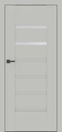 Drzwi wewnętrzne - Dre Drzwi Wewnętrzne Z Szybą Reva 7 Okleina Jasna Szara Mat - miniaturka - grafika 1