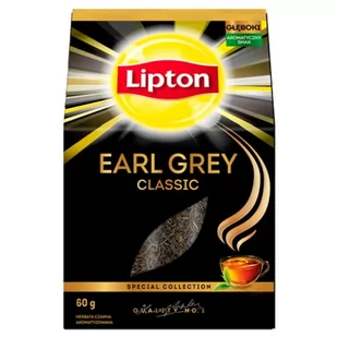 Lipton Earl Grey Classic Herbata czarna aromatyzowana 80 g - Herbata - miniaturka - grafika 1