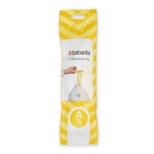 Brabantia Worki na śmieci PerfectFit rozmiar A 3L 137488 10 szt. - Worki na śmieci - miniaturka - grafika 1