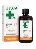 Suplementy i witaminy dla kotów - DR SEIDEL Omega 3-6-9 Oil 250ml Olej dla Psa i Kota Skóra Odporność - miniaturka - grafika 1