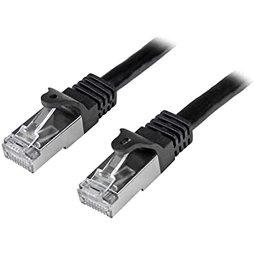 StarTech.com kabel sieciowy Cat6, ekranowany, (SFTP) Snagless Gigabit kabel krosowy, czarny