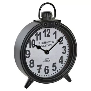 Stolné hodiny DKD Home Decor Gris Oscuro Żelazo (18.5 x 5.5 x 26 cm) - Zegary - miniaturka - grafika 1