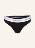 Majtki damskie - Calvin Klein Figi Icon Cotton Modal schwarz - miniaturka - grafika 1