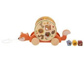 Zabawki kreatywne - Lupilu Drewniana zabawka edukacyjna motoryczna Rysowanie lisa - miniaturka - grafika 1