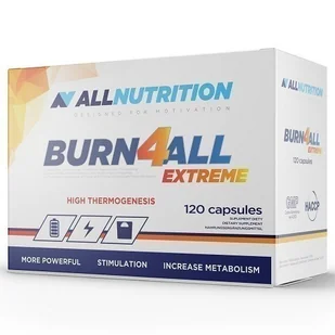 Allnutrition Allnutrition - Burn4 all extreme - 120 kaps - Odchudzanie i oczyszczanie - miniaturka - grafika 1