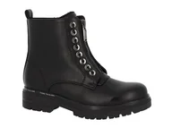Botki damskie - Tom Tailor Damskie sztyblety 4290503, czarne, 39 UE - miniaturka - grafika 1