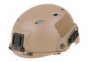 Kask FMA FAST BJ CFH - tan (L/XL) - Odzież taktyczna i umundurowanie - miniaturka - grafika 1