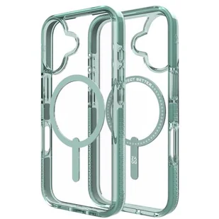 Etui ZAGG Santa Cruz Snap MagSafe do Apple iPhone 16 Przezroczysto-zielony - Etui i futerały do telefonów - miniaturka - grafika 2