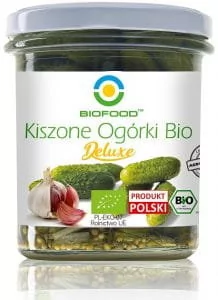 Bio Food  OGÓRKI KISZONE DELUXE BIO 320 g (230 g) - BP-5902693121893 - Warzywa w marynacie - miniaturka - grafika 1