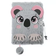 Szkolne artykuły papiernicze - Pamiętnik z kłódką 3D włochacz A5 96k Sweet Koala - miniaturka - grafika 1