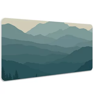 Mata ochronna na biurko Krajobraz lasu w górach 100x50 cm - Podkładki na biurko - miniaturka - grafika 1