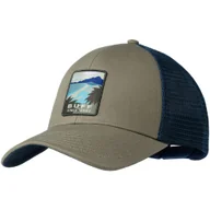 Czapki i chusty sportowe męskie - Czapka z daszkiem Buff Explore Trucker Cap Soor Tundra Khaki - miniaturka - grafika 1